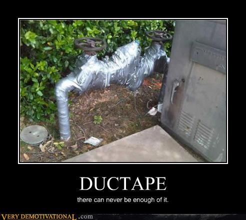 a funny picture of duct tape